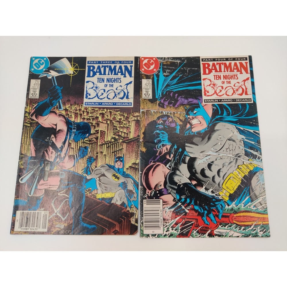 Batman 419 420 KG Beast! Ten Nights of the Beast! DC Comics